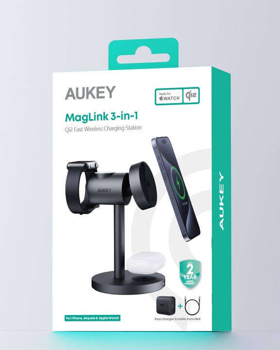Produktbild Aukey MagLink 3-in-1 (15 W)