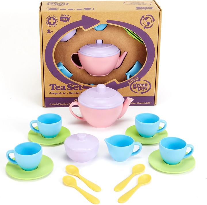 Image du produit Green Toys Set de jeu de thé vert