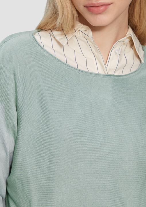 Produktbild S.Oliver Strickpullover Strickpullover mit Fledermausärmeln (XS)