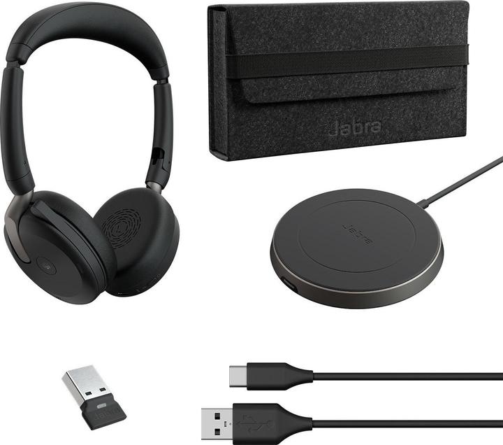 Image du produit Jabra Evolve2 65 Flex MS inkl. Ladestation (Sans fil, USB-A)