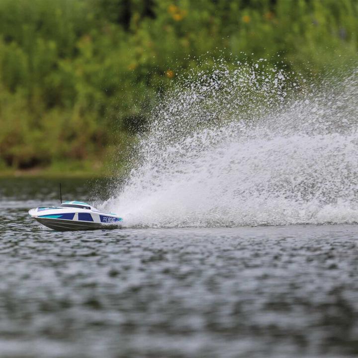 Produktbild ProBoat Sonicwake V2 36" Self-Righting Rennboot Brushless Deep-V RTR Weiss/Blau