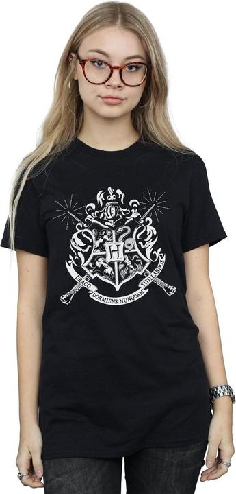 Produktbild Hogwarts Badge Wands TShirt (S)