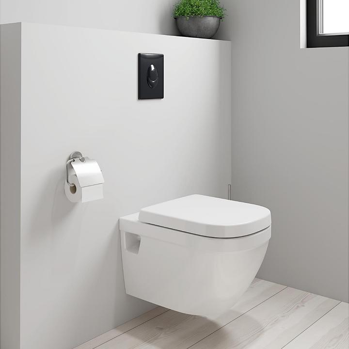 Produktbild Grohe Start Abdeckplatte, 2-Mengen und Start-Stopp-Betätigung, senkrechte Montage, wassersparend, Glossy S