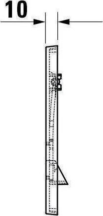 Produktbild Duravit Betätigungsplatte A1 DURASYSTEM 217x146,5mm f WC KS chrom hochglanz