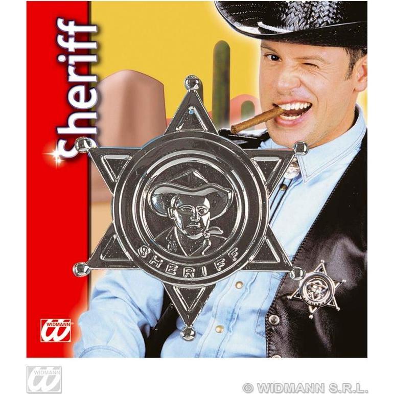 Magni WIDMANN Sheriffstern aus Metall silber