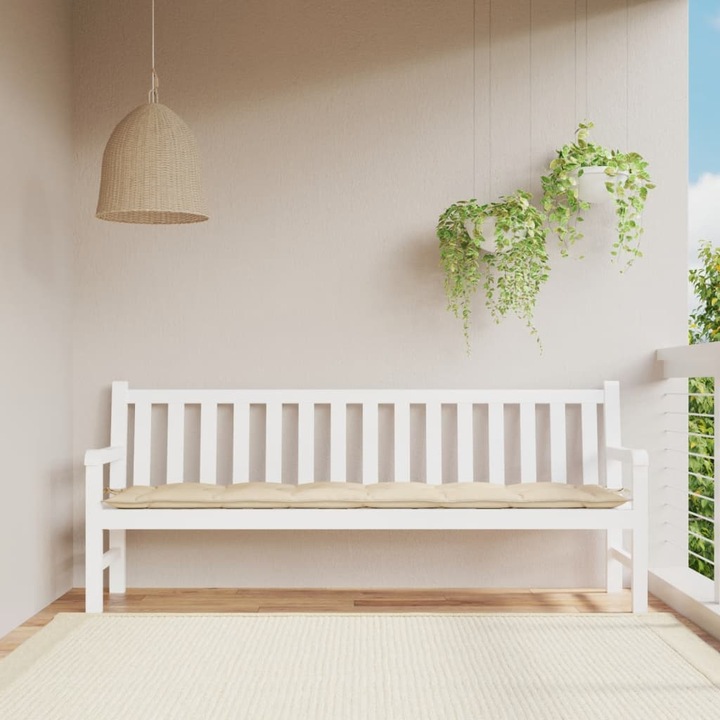 Produktbild VidaXL Gartenbank-Auflage O x ford-Gewebe (200 x 50 x 7 cm)