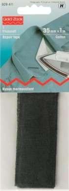 Produktbild Prym Flickstoff 3.5 x 100 cm, aufbügelbar, Schwarz (1 x)