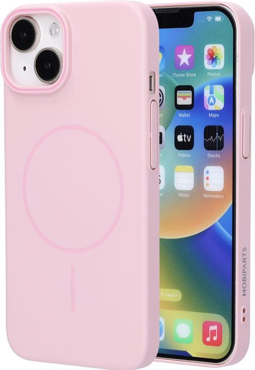 Actual product image Mobiparts Slim Line Case Apple iPhone 14 (MagSafe Compatible) Blush Pink (Apple iPhone 14)