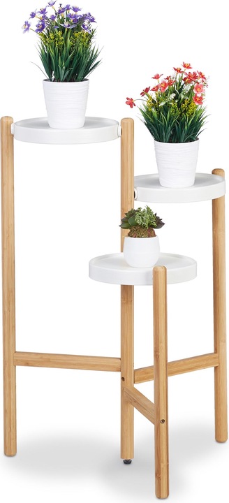 Image du produit Relaxdays Escalier à fleurs 3 marches