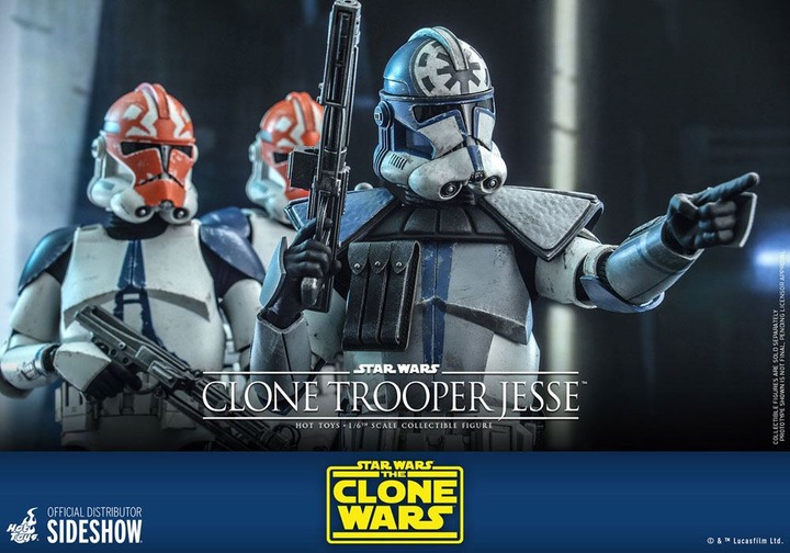 Image du produit Hot Toys Star Wars The Clone Wars figurine 1/6 Clone Trooper Jesse 30 cm