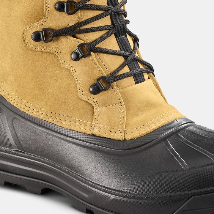 Produktbild Quechua Schneestiefel Herren Leder mit Schnürung warm wasserdicht Winterwandern - SH900 (39)