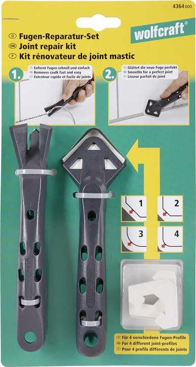 Actual product image wolfcraft Joint Repair Kit, 6 pcs.