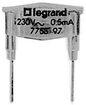 Image du produit Legrand PRO21 Lampe à incandescence 775898 21 230V 1,0mA orange