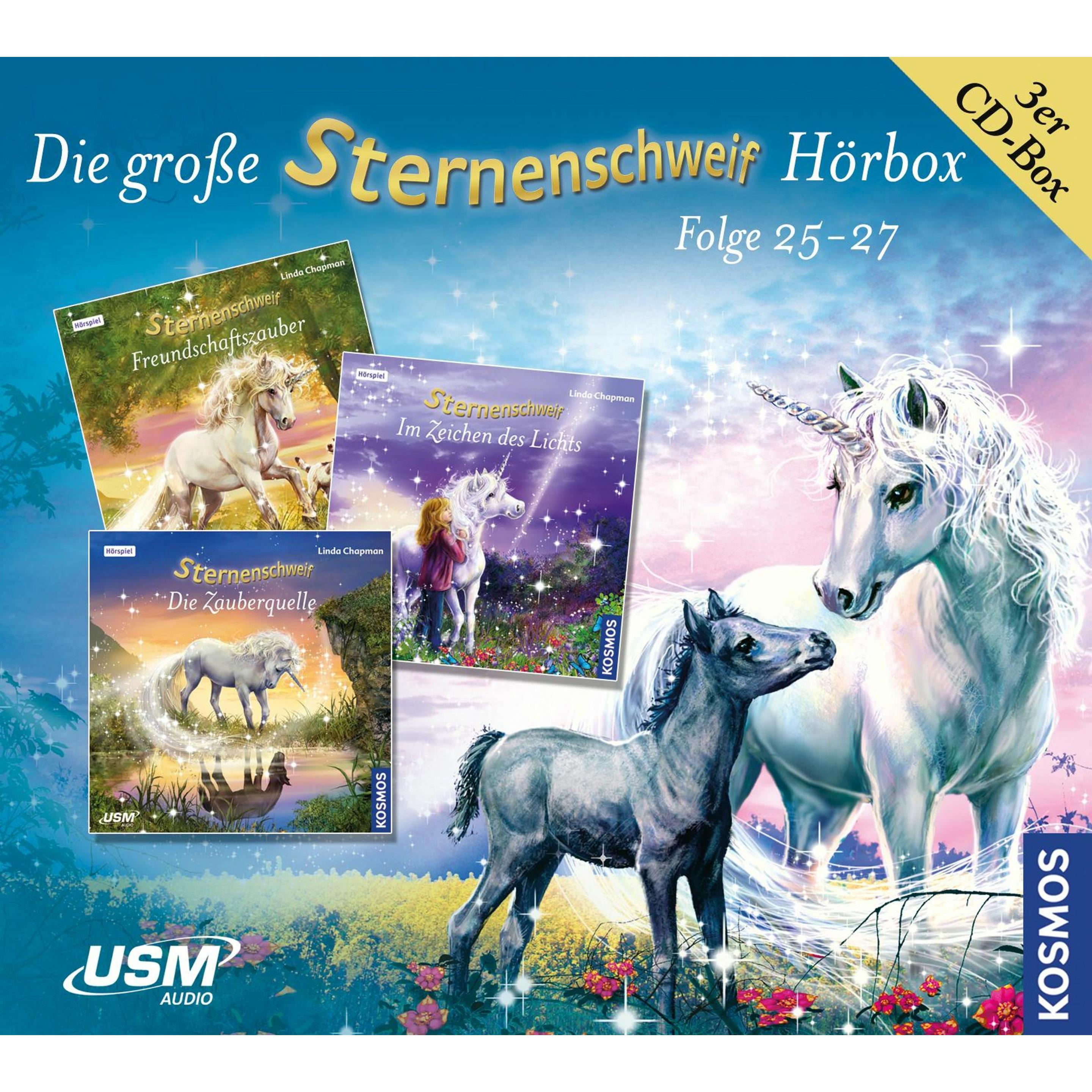 Die grosse Sternenschweif Hörbox Folgen 25-27 (3 Audio CDs), Hörbücher von Linda Chapman, United Soft Media Verlag GmbH