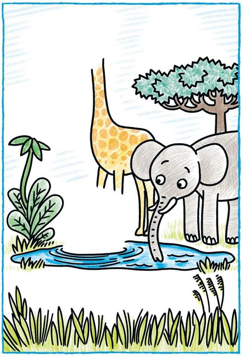 Actual product image Mein lustiges grosses Malspielbuch: Würfeln & Malen (ab 7 Jahren)