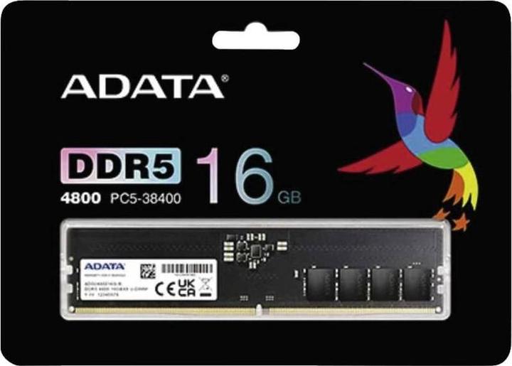 Produktbild Adata Premier DDR5-4800, CL40, On-Die ECC - 16 GB (1 x 16GB, 4800 MHz, DDR5-RAM, DIMM)