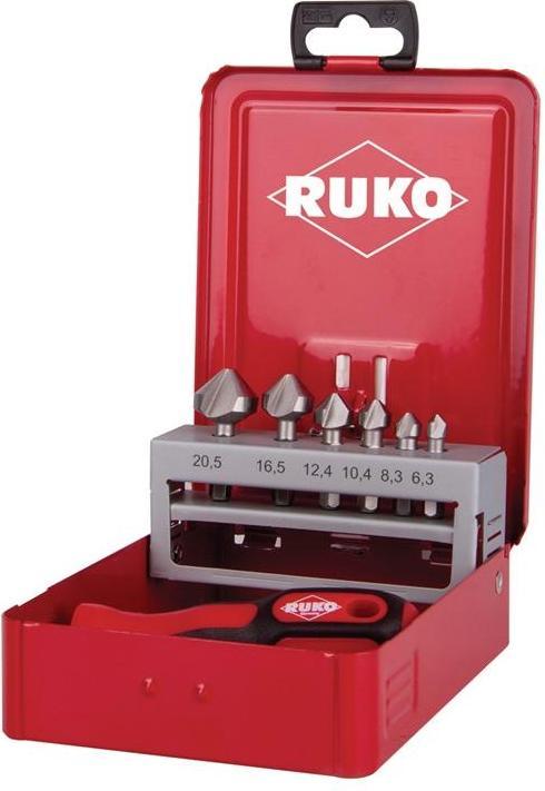 Actual product image Ruko Countersink bit set 7 pieces size 6.3 - 20.5 mm 90 ° HSS (6.3 - 20.5 mm)
