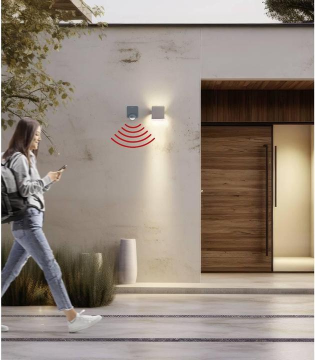 Actual product image Sygonix SY-5836536 Wall-mounted PIR motion detector 360° relay Dark grey IP54 (8 m)