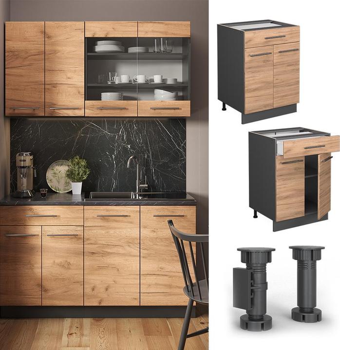Produktbild Vicco Küchenunterschrank Fame-Line (60 x 60 x 81.5 cm)