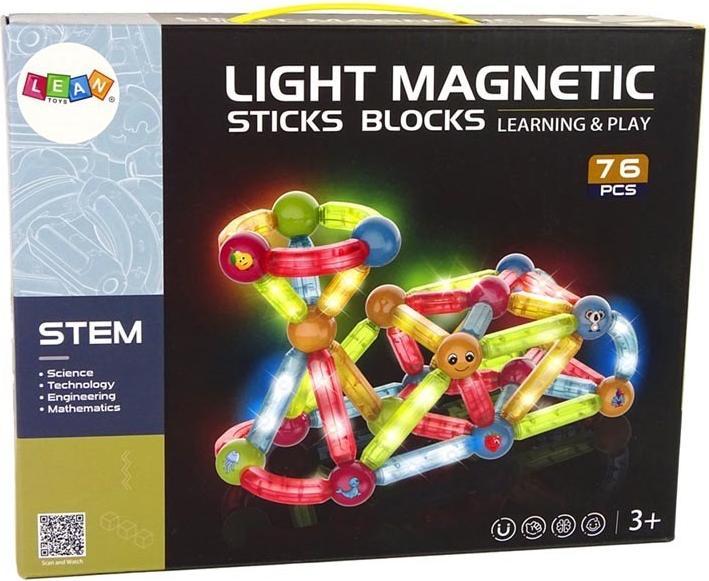 Set Di Blocchi Magnetici TENYEAH | Costruzioni Creative Per Bambini | Forme Geometriche Colorate | Gioco Educativo STEM - 6