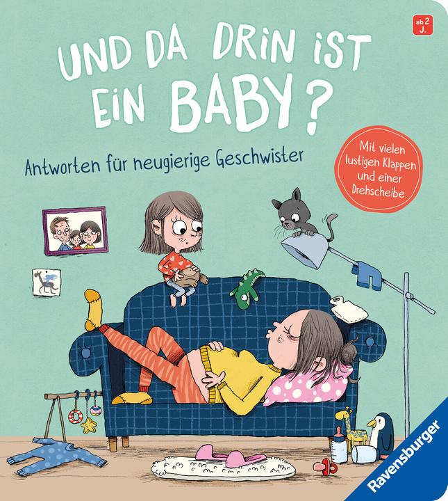 Ravensburger Und da drin ist ein Baby? Antworten für neugierige Geschwister (Deutsch, Sandra Grimm, Nikolai Renger, 2023)