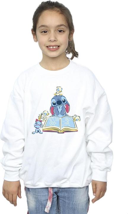 Image du produit Disney - Sweat LILO & STITCH READING A BOOK - Fille (128)