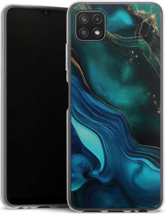 Produktbild DeinDesign Silikon Hülle für Samsung Galaxy A22 5G Handyhülle Case Smartphone Schutzhülle Art Farbverlauf (Samsung Galaxy A22 5G)