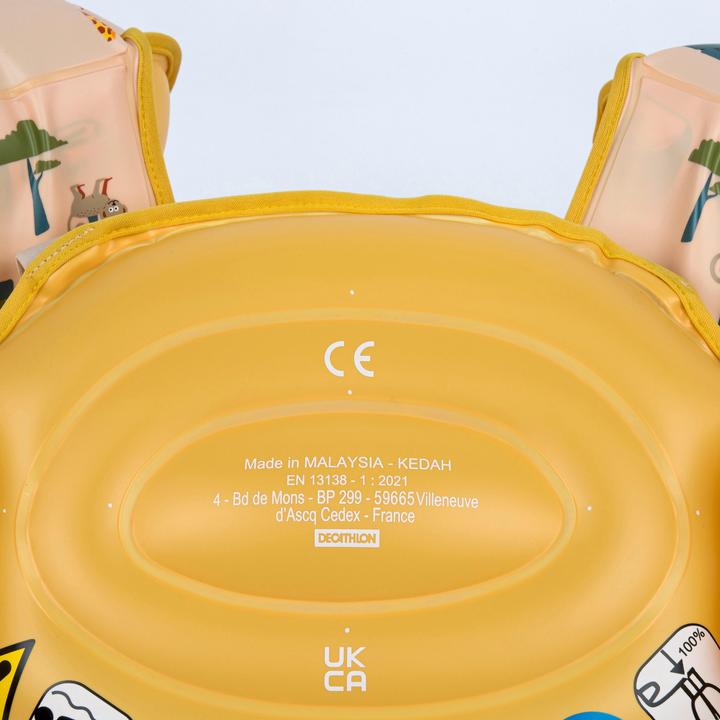 Image du produit Nabaiji Kids progressive pool bracelets - Tiswim print savanna beige