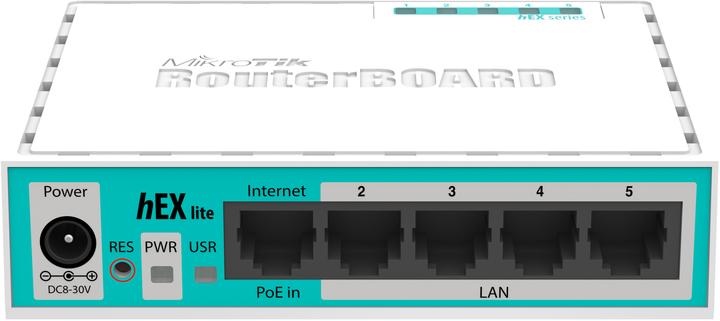 Actual product image MikroTik Router hEX Lite RB750R2