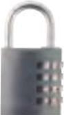 Actual product image Abus combination lock