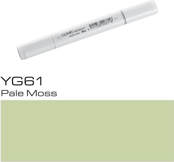 Image du produit Copic Sketch type YG - 61 (YG61 - Mousse pâle, 1 x)