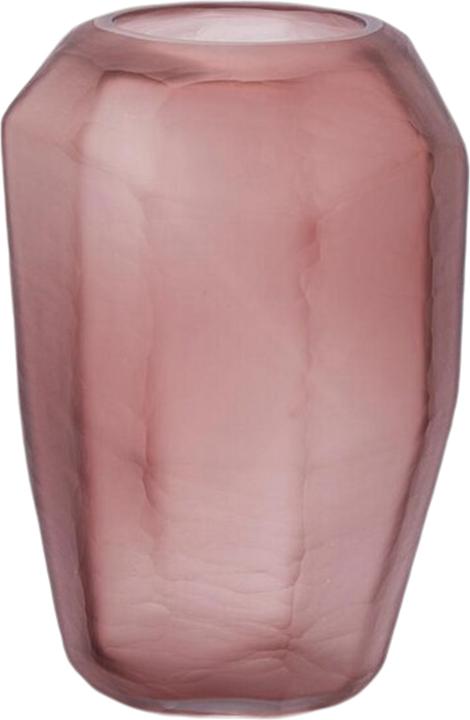 Actual product image Edg Facetted Glass Matt Bordeaux H: 28 cm