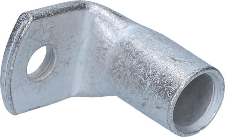 Produktbild Kalitec 100 Stück A10-L8 Rohrkabelschuh 90° gewinkelt 50mm² M8 unisoliert aus Kupfer verzinnt