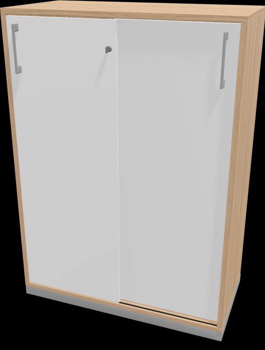 Silver grey, White, Amber oak decor with structure
