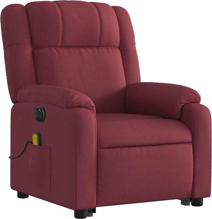 Actual product image VidaXL Electric massage chair with stand-up aid fabric