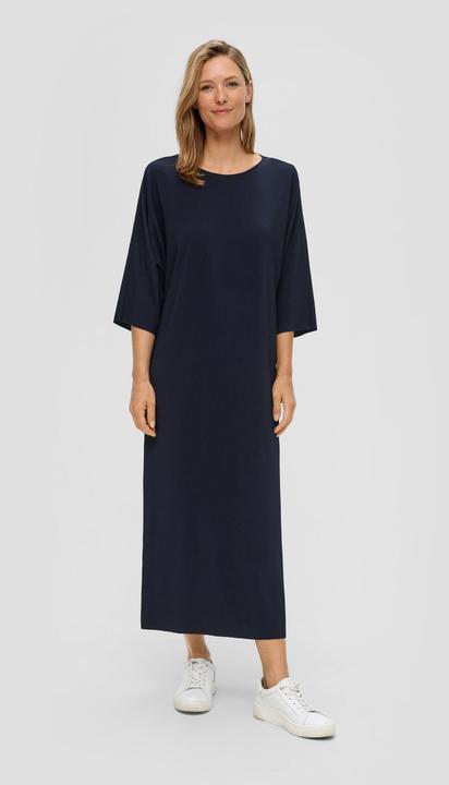 Image du produit s.Oliver Kleid Plissiertes Kleid mit Bindegürtel (34)