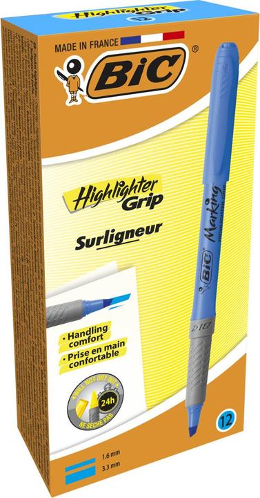 Produktbild Bic Highlighter Grip (12x)