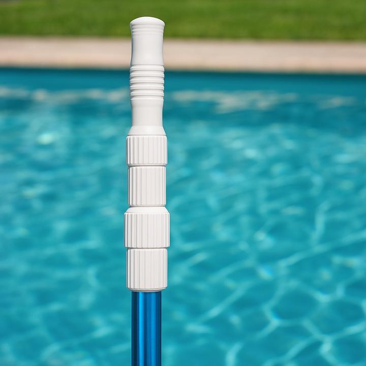 Actual product image Wiltec Telescopic pole 360cm vacuum cleaner telescopic handle pool cleaner pool pole