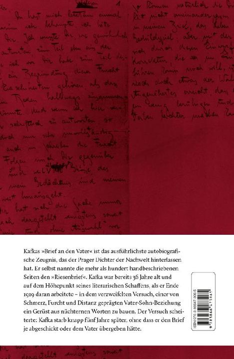 Produktbild Brief an den Vater (Deutsch, Franz Kafka, 2008)
