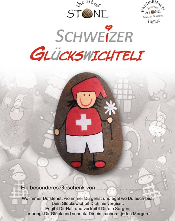 Produktbild The Art of Stone Schweizer Glückswichtel (1 Stk.)
