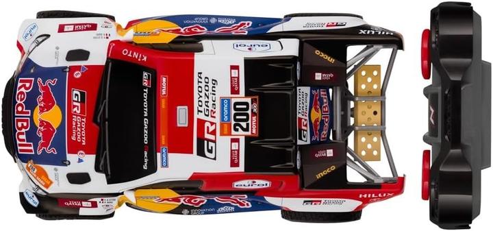 Image du produit Nikko 10561 Pro Truck Toyota Gazoo Dakar, voiture télécommandée RC, design Red Bull, véhicule tout-terrain