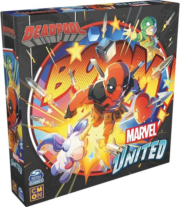 Actual product image Cmon CMND1308 - Marvel United - Deadpool, board game, for 1-5 players, from 10 years (DE expansion) (German)