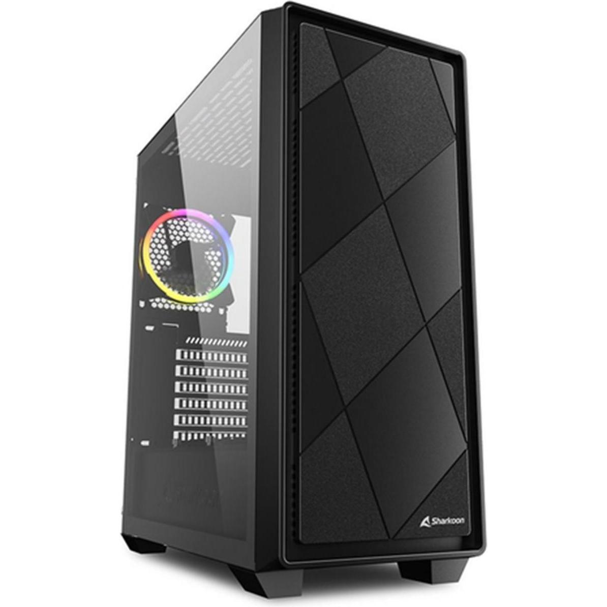 Sharkoon Nero Vs8 Rgb Atx (Atx, Matx, Mini-Itx), Case Pc,