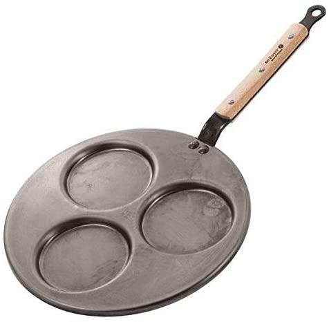 Image du produit de Buyer Triblinis Poêle Mineral B Bois ø27cm (27 cm, Poêle à frire, Fer)