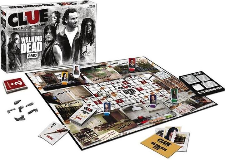 Actual product image Hasbro Cluedo The Walking Dead AMC (French)