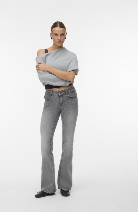Actual product image Vero Moda VMJEAN Niedrige Taille Ausgestellt Jeans Ausgestellt (32)