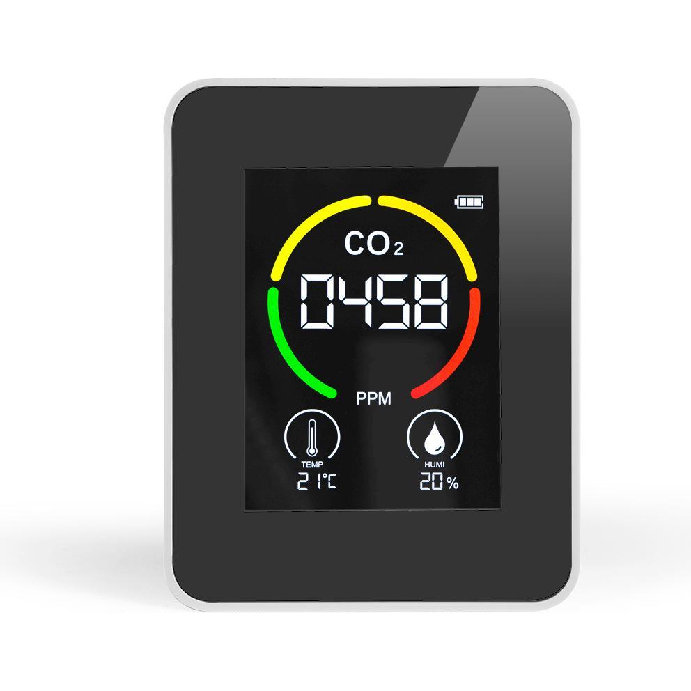 Livoo Luftqualitätsmonitor, Thermometer + Hygrometer, Weiss