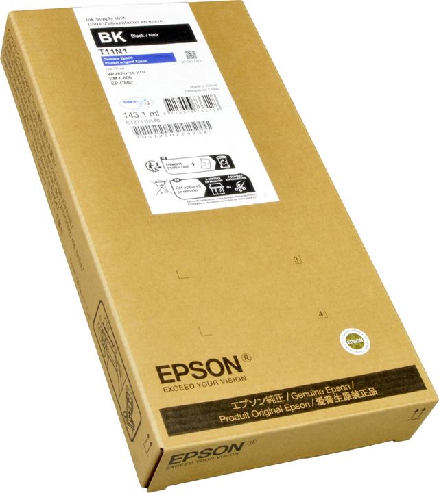 Produktbild Epson Tinte schwarz WF Pro EM/EP-C800R, "XL" (BK)