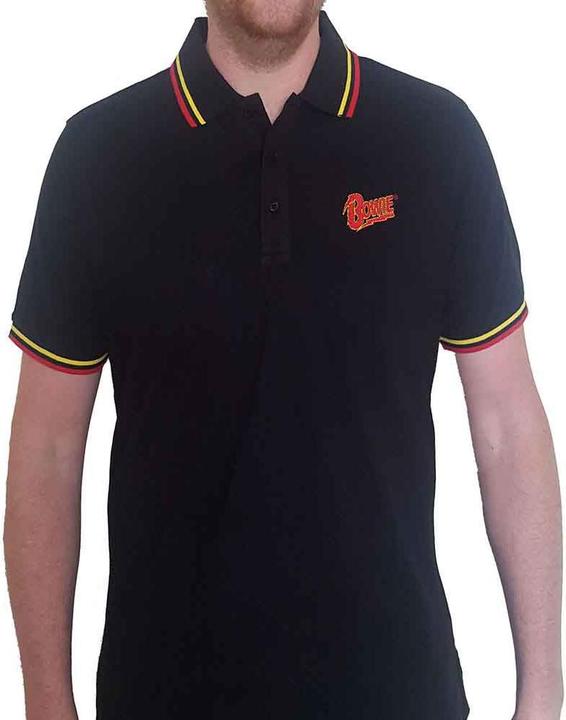 Produktbild David Bowie Flash Logo Polo Shirt (XXL)