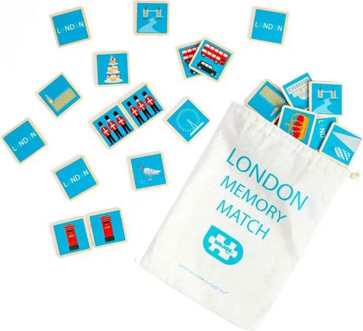 Produktbild Bigjigs Holz-Memospiel „London“